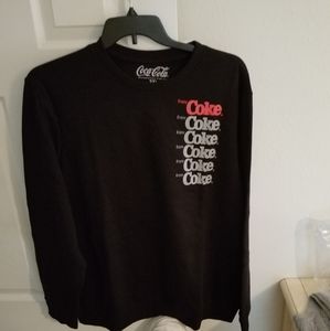 Sweatshirt coke print
